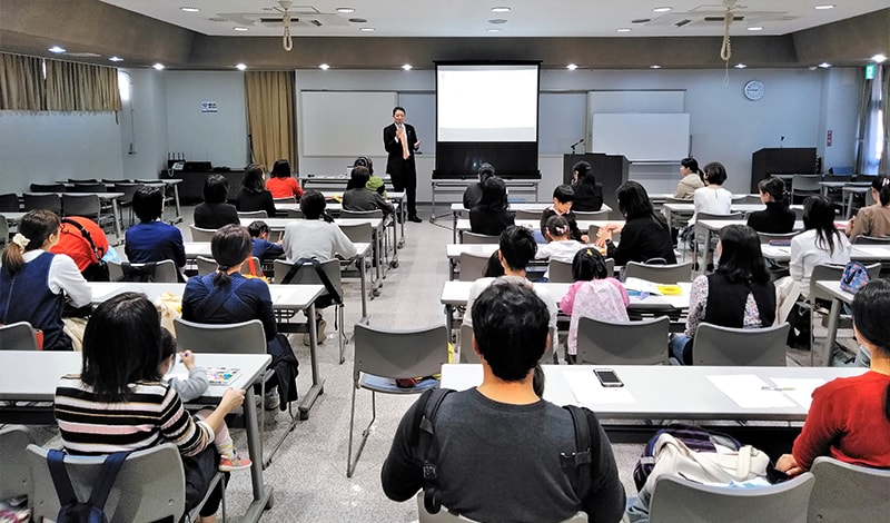 小山会場 講演会の様子